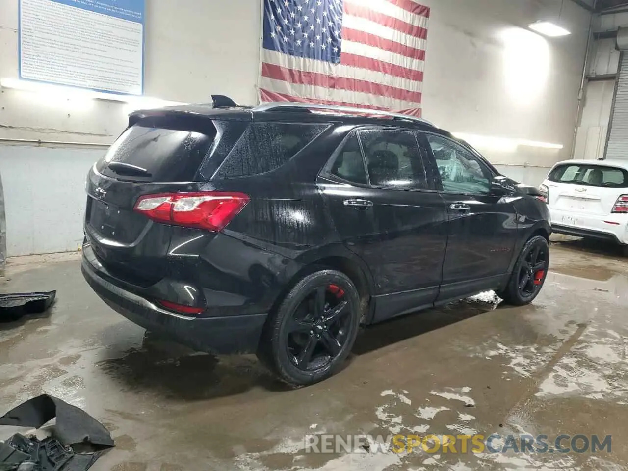 3 fotografías del automóvil dañado 2GNAXNEV0M6148333 CHEVROLET EQUINOX 2021