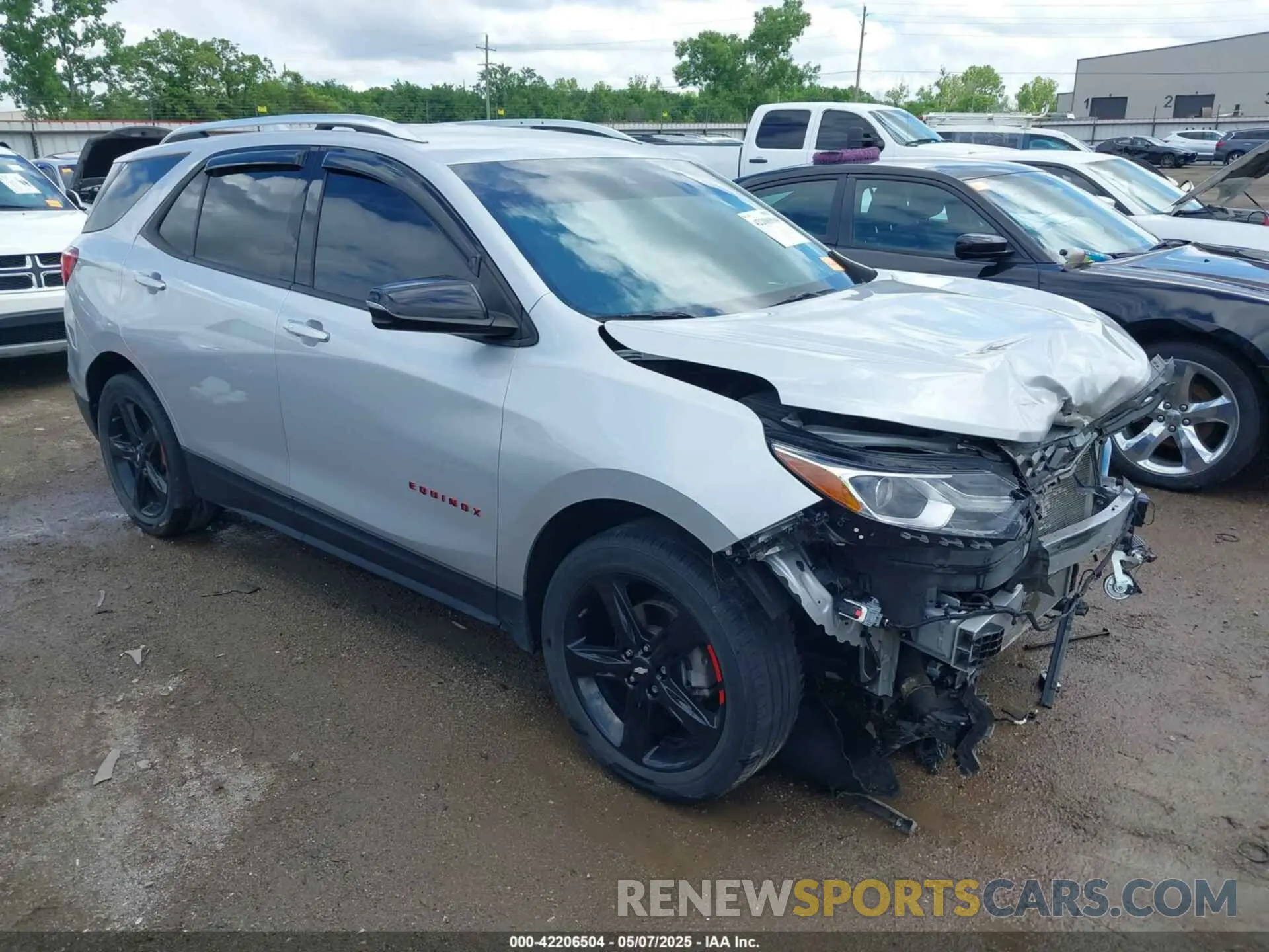 1 fotografías del automóvil dañado 2GNAXNEV4M6122656 CHEVROLET EQUINOX 2021