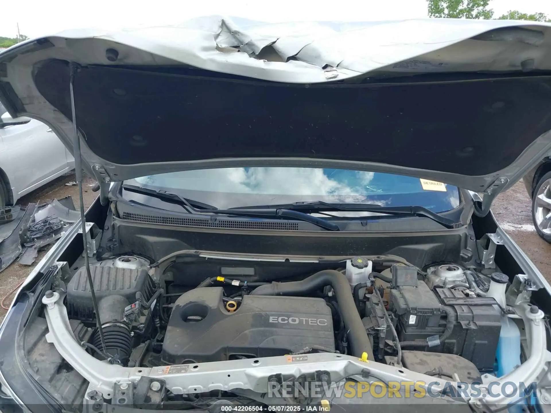 10 fotografías del automóvil dañado 2GNAXNEV4M6122656 CHEVROLET EQUINOX 2021