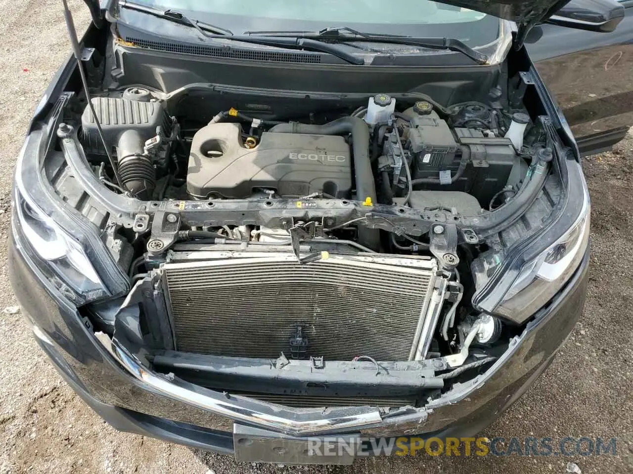 12 fotografías del automóvil dañado 2GNAXSEV1M6119227 CHEVROLET EQUINOX 2021