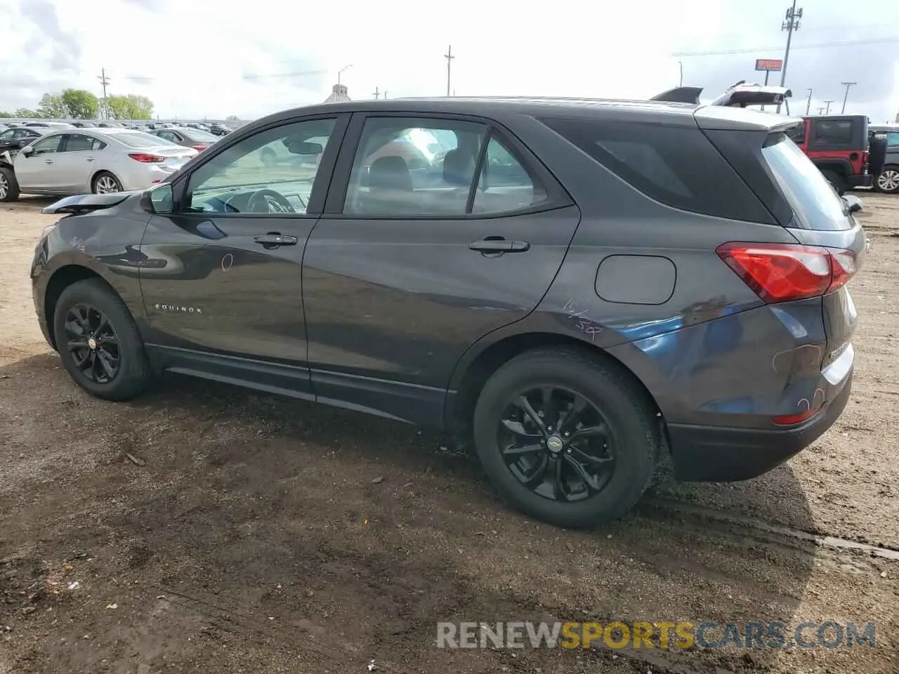 2 fotografías del automóvil dañado 2GNAXSEV1M6119227 CHEVROLET EQUINOX 2021