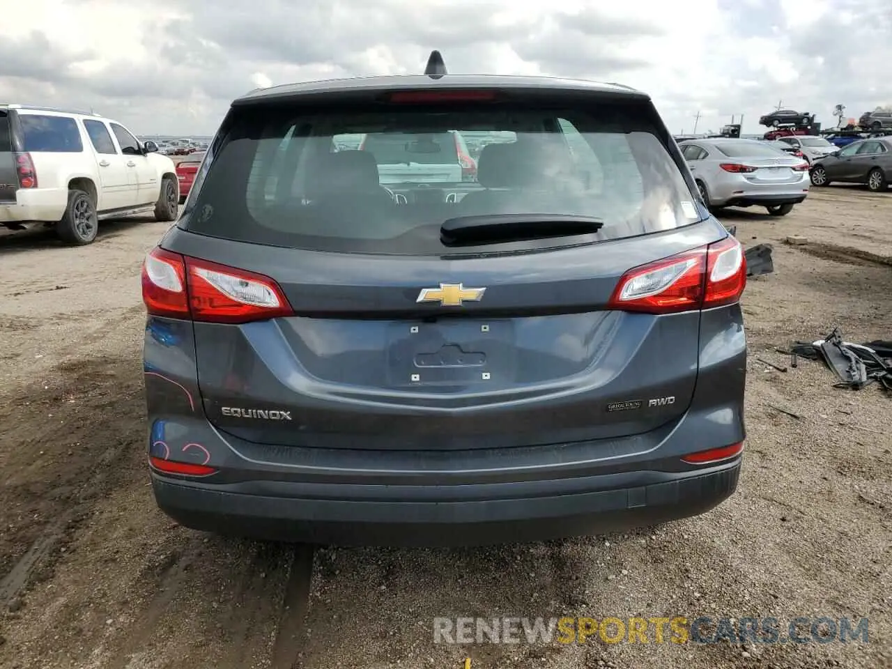 6 fotografías del automóvil dañado 2GNAXSEV1M6119227 CHEVROLET EQUINOX 2021