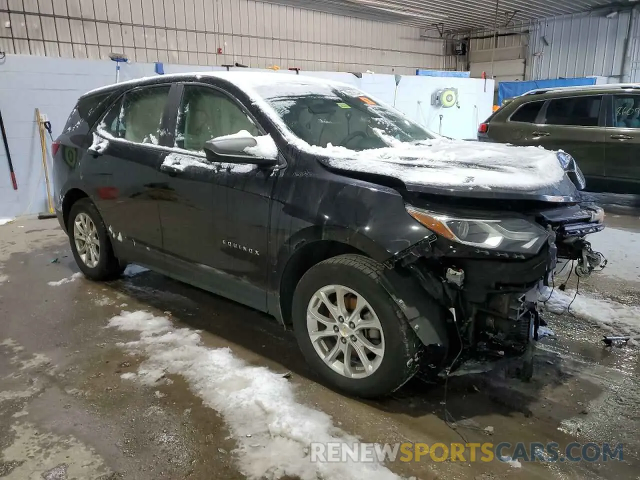 4 fotografías del automóvil dañado 2GNAXSEV2M6111377 CHEVROLET EQUINOX 2021