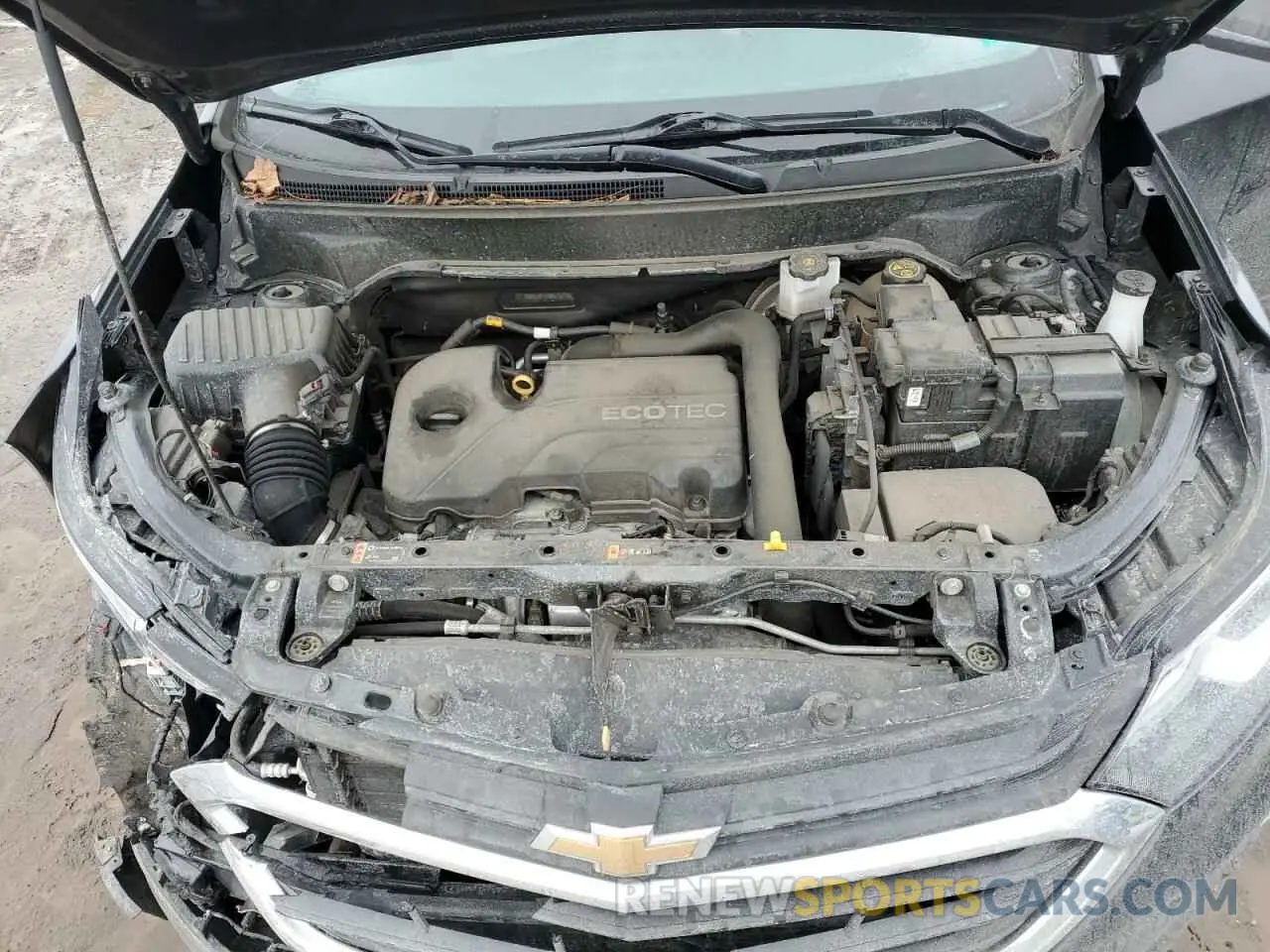 12 fotografías del automóvil dañado 2GNAXSEV7M6115778 CHEVROLET EQUINOX 2021