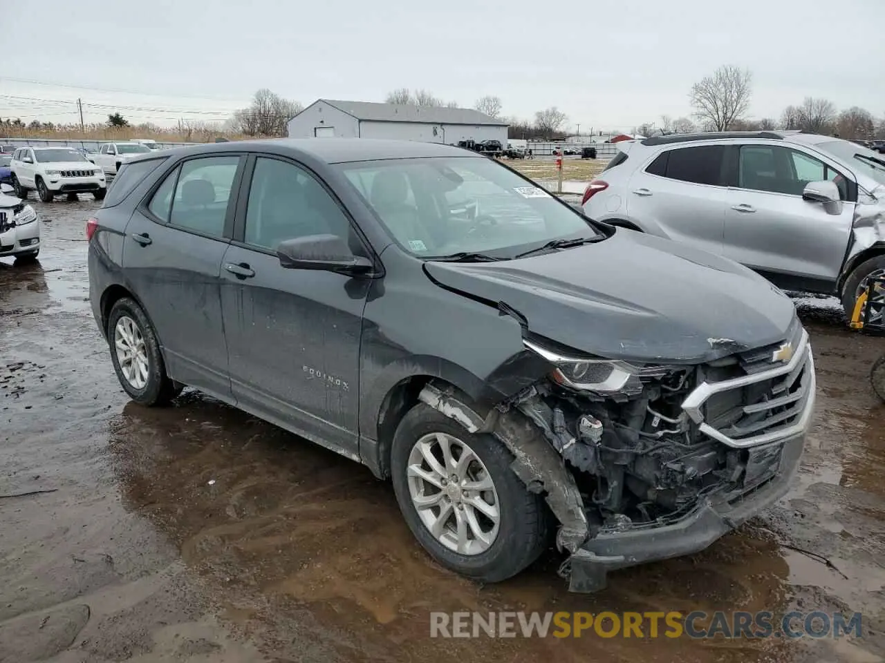 4 fotografías del automóvil dañado 2GNAXSEV7M6115778 CHEVROLET EQUINOX 2021