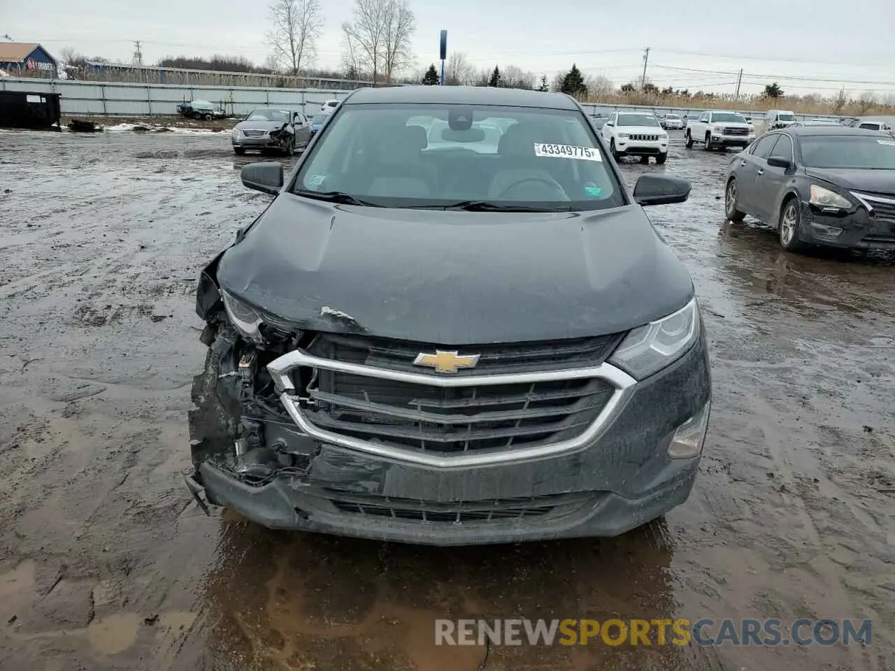 5 fotografías del automóvil dañado 2GNAXSEV7M6115778 CHEVROLET EQUINOX 2021