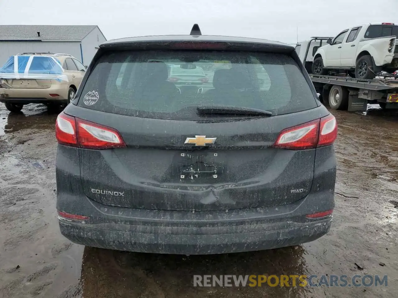 6 fotografías del automóvil dañado 2GNAXSEV7M6115778 CHEVROLET EQUINOX 2021