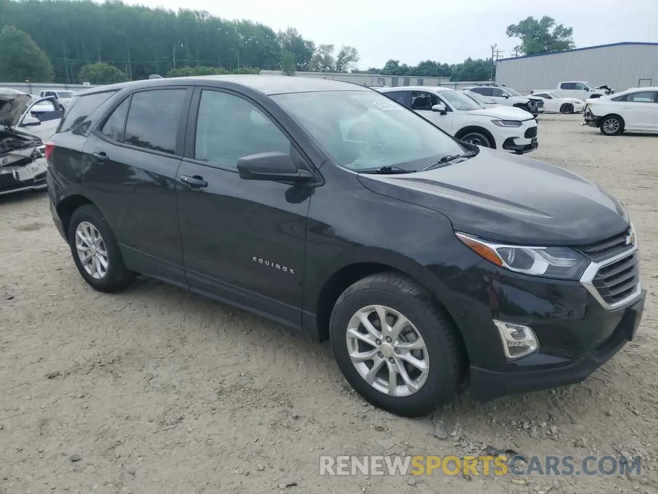 4 fotografías del automóvil dañado 2GNAXSEVXM6106959 CHEVROLET EQUINOX 2021