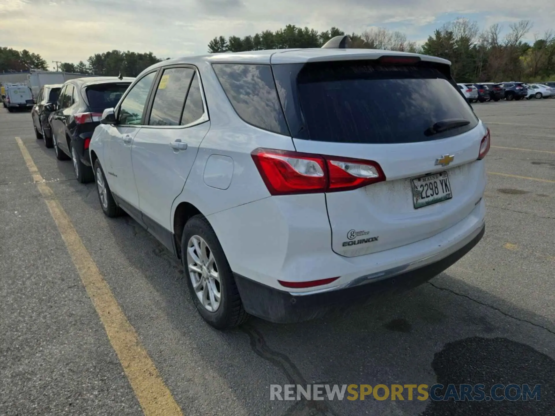 14 fotografías del automóvil dañado 2GNAXTEV1M6160138 CHEVROLET EQUINOX 2021