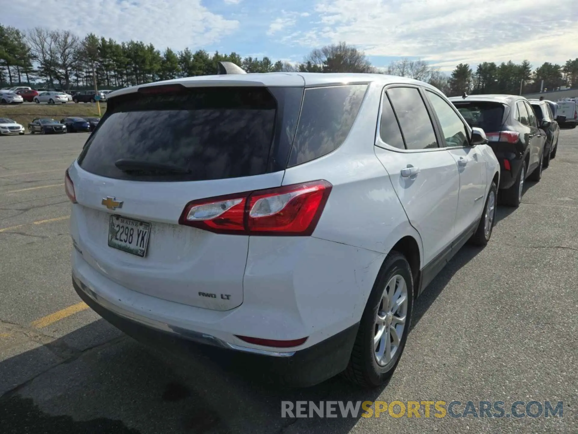 5 fotografías del automóvil dañado 2GNAXTEV1M6160138 CHEVROLET EQUINOX 2021