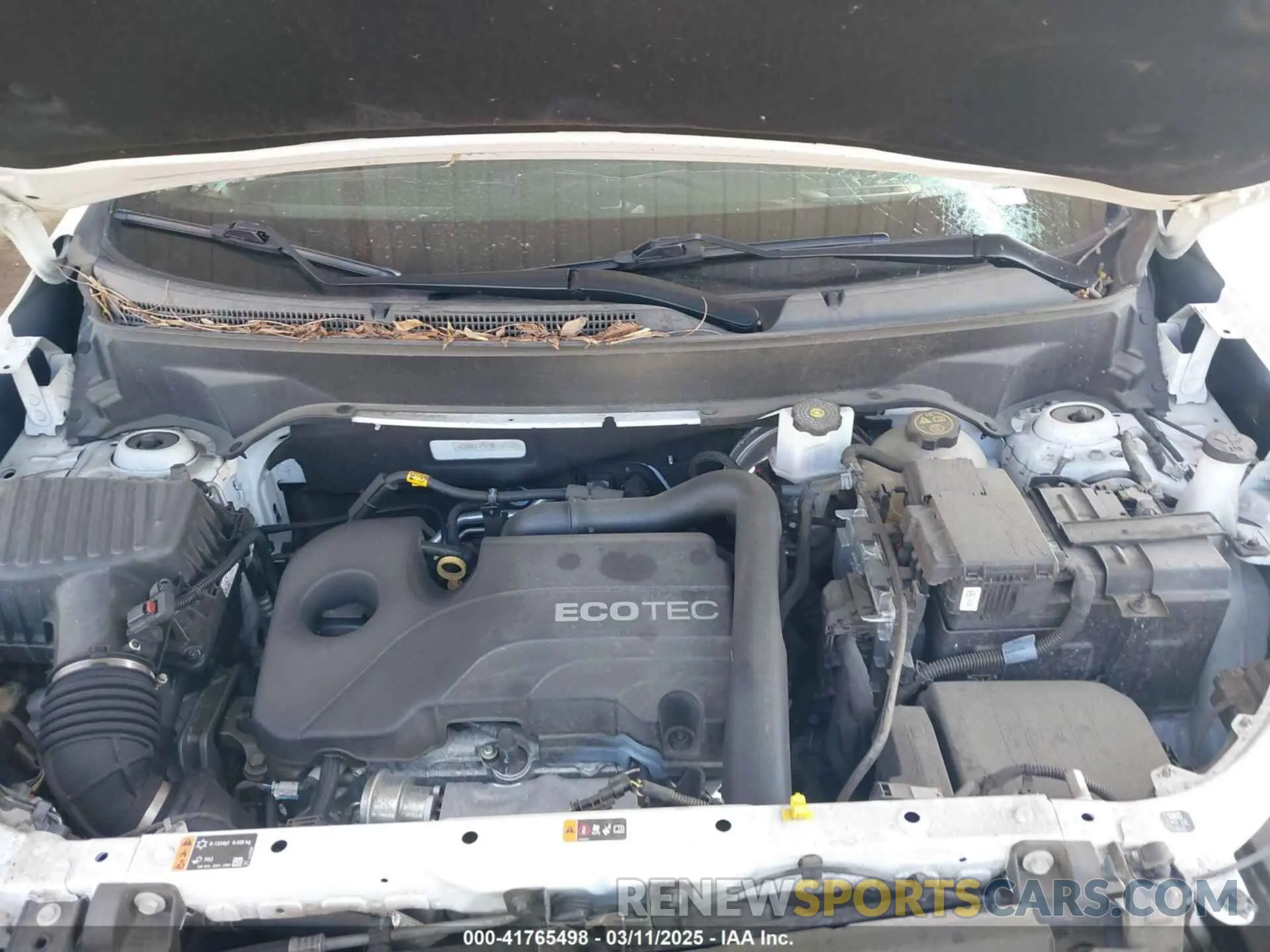10 fotografías del automóvil dañado 2GNAXTEV2M6100322 CHEVROLET EQUINOX 2021
