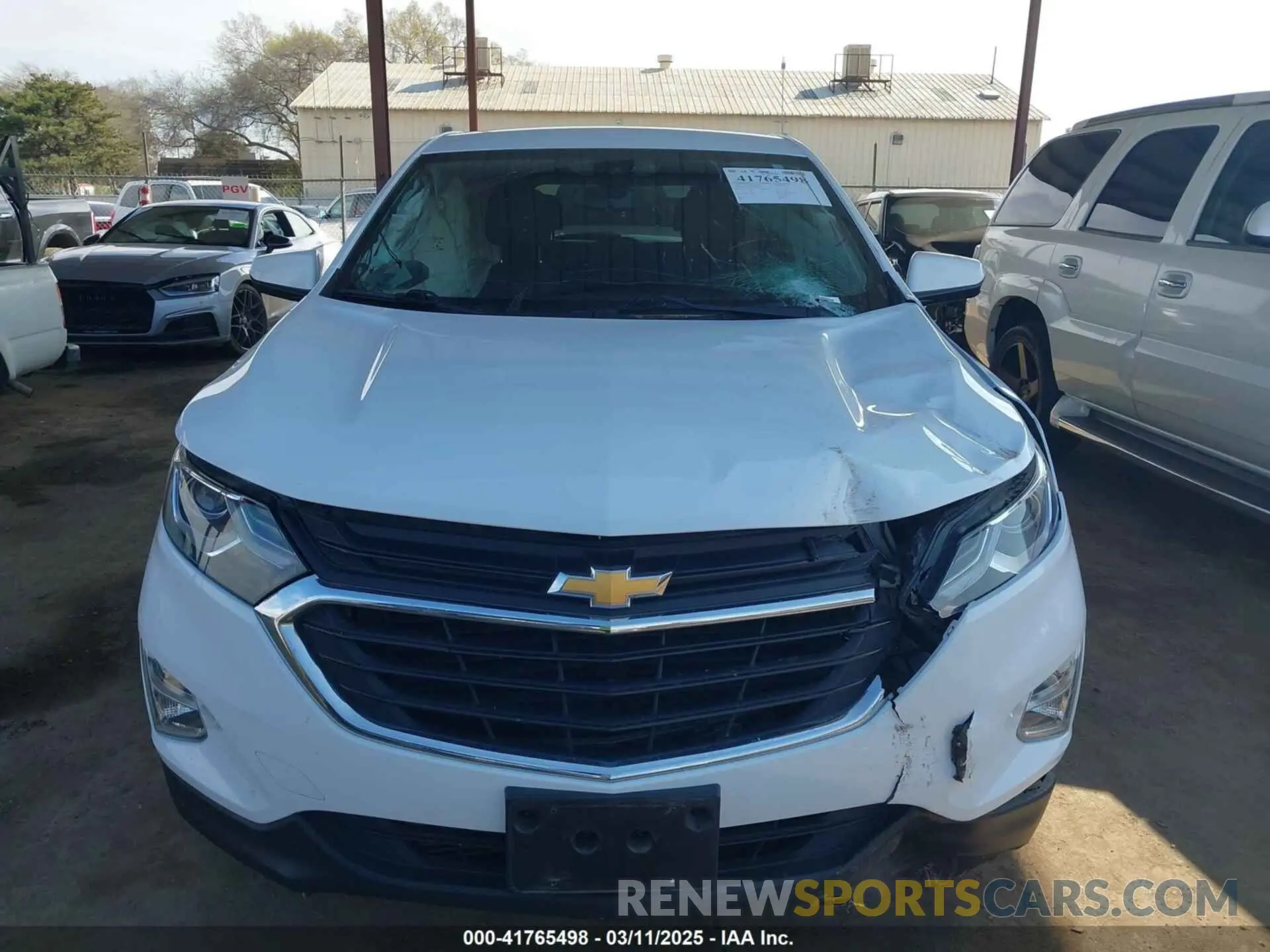 12 fotografías del automóvil dañado 2GNAXTEV2M6100322 CHEVROLET EQUINOX 2021
