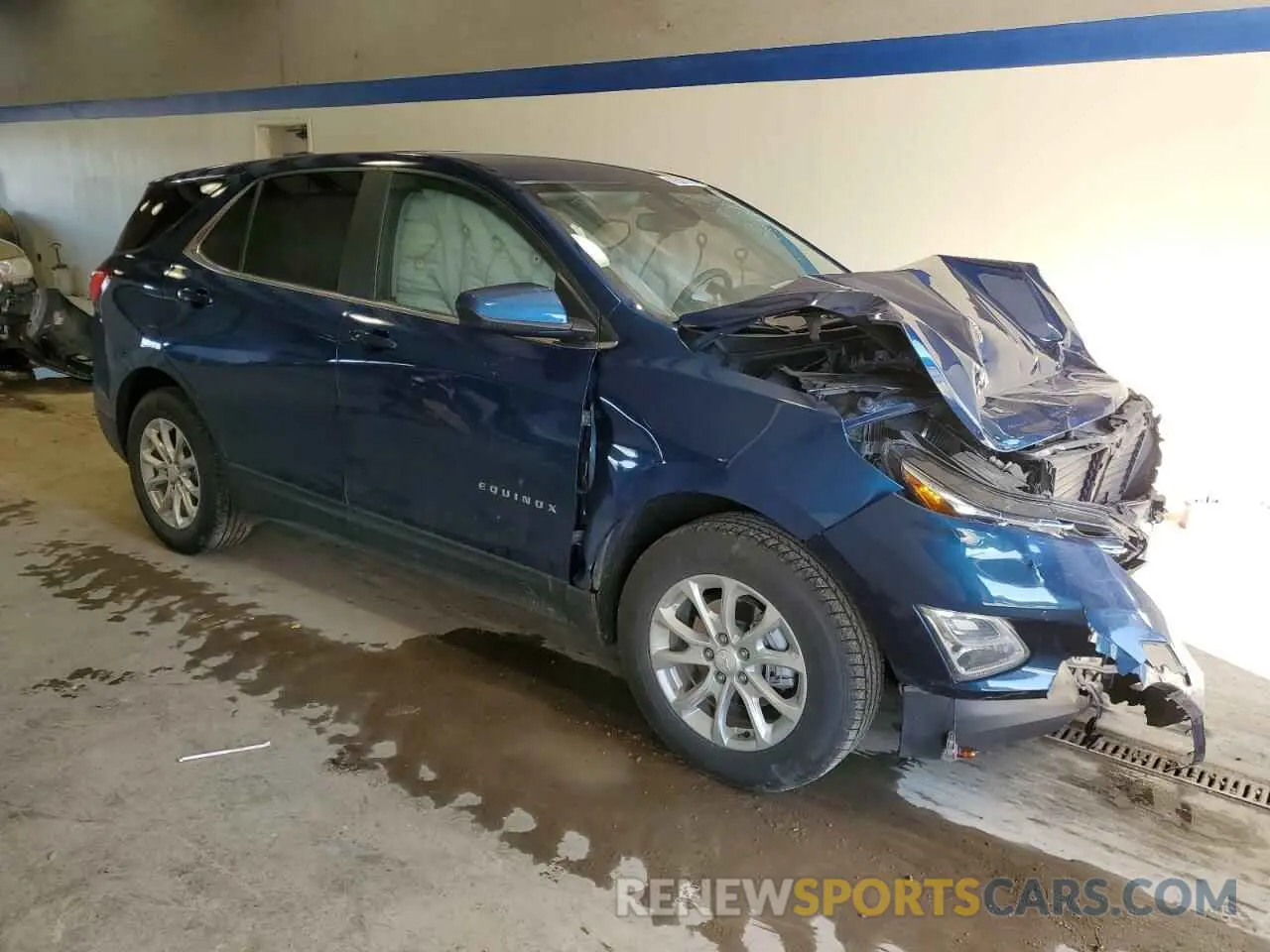 4 fotografías del automóvil dañado 2GNAXTEV5M6162622 CHEVROLET EQUINOX 2021