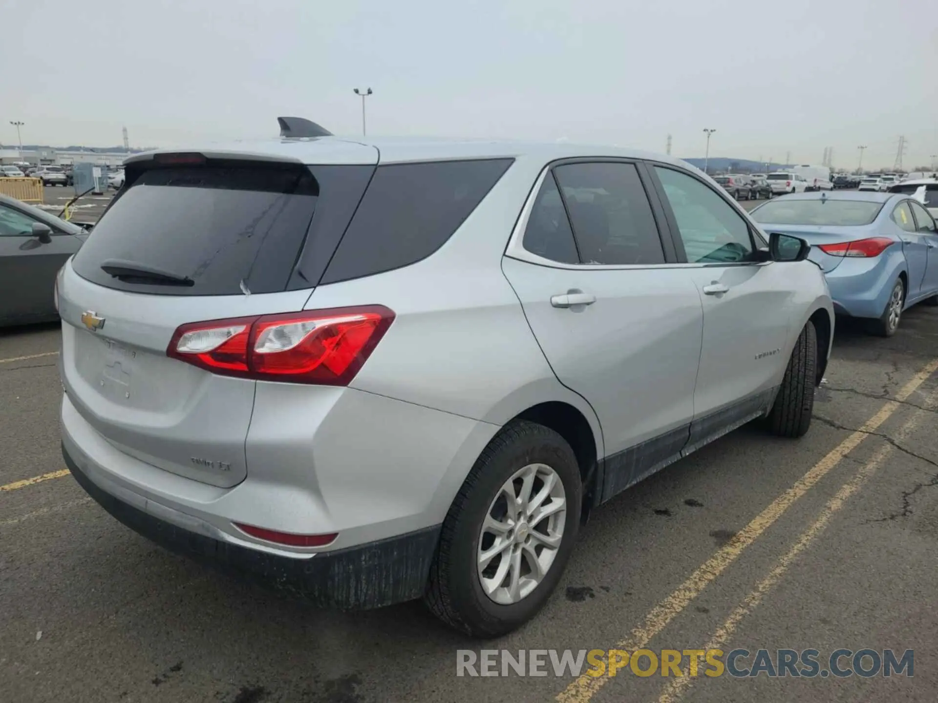 6 fotografías del automóvil dañado 2GNAXTEV6M6104325 CHEVROLET EQUINOX 2021