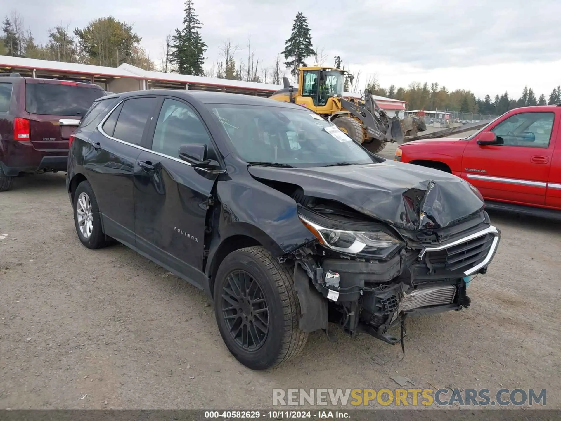 1 fotografías del automóvil dañado 2GNAXTEV8M6101278 CHEVROLET EQUINOX 2021