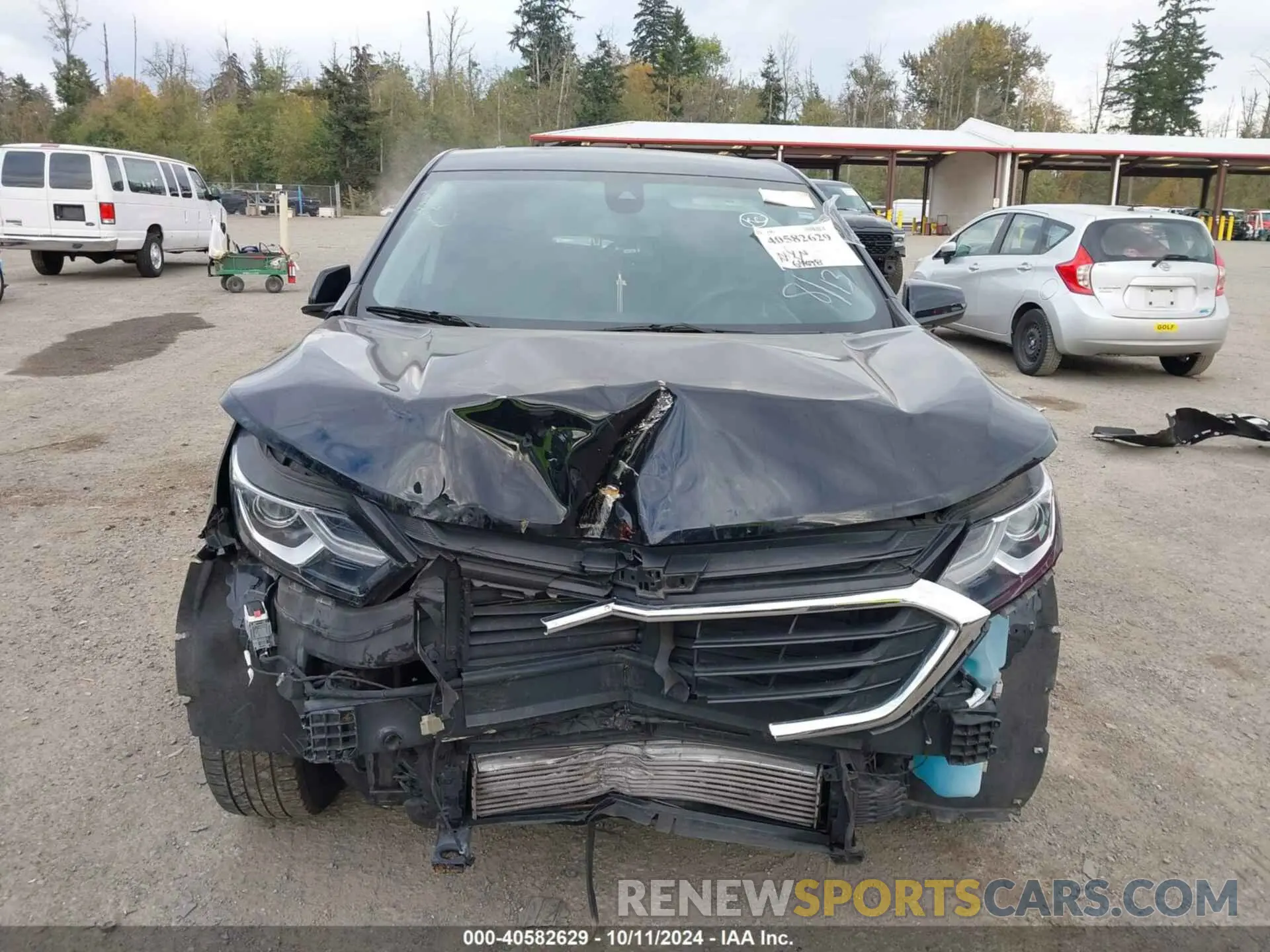 13 fotografías del automóvil dañado 2GNAXTEV8M6101278 CHEVROLET EQUINOX 2021