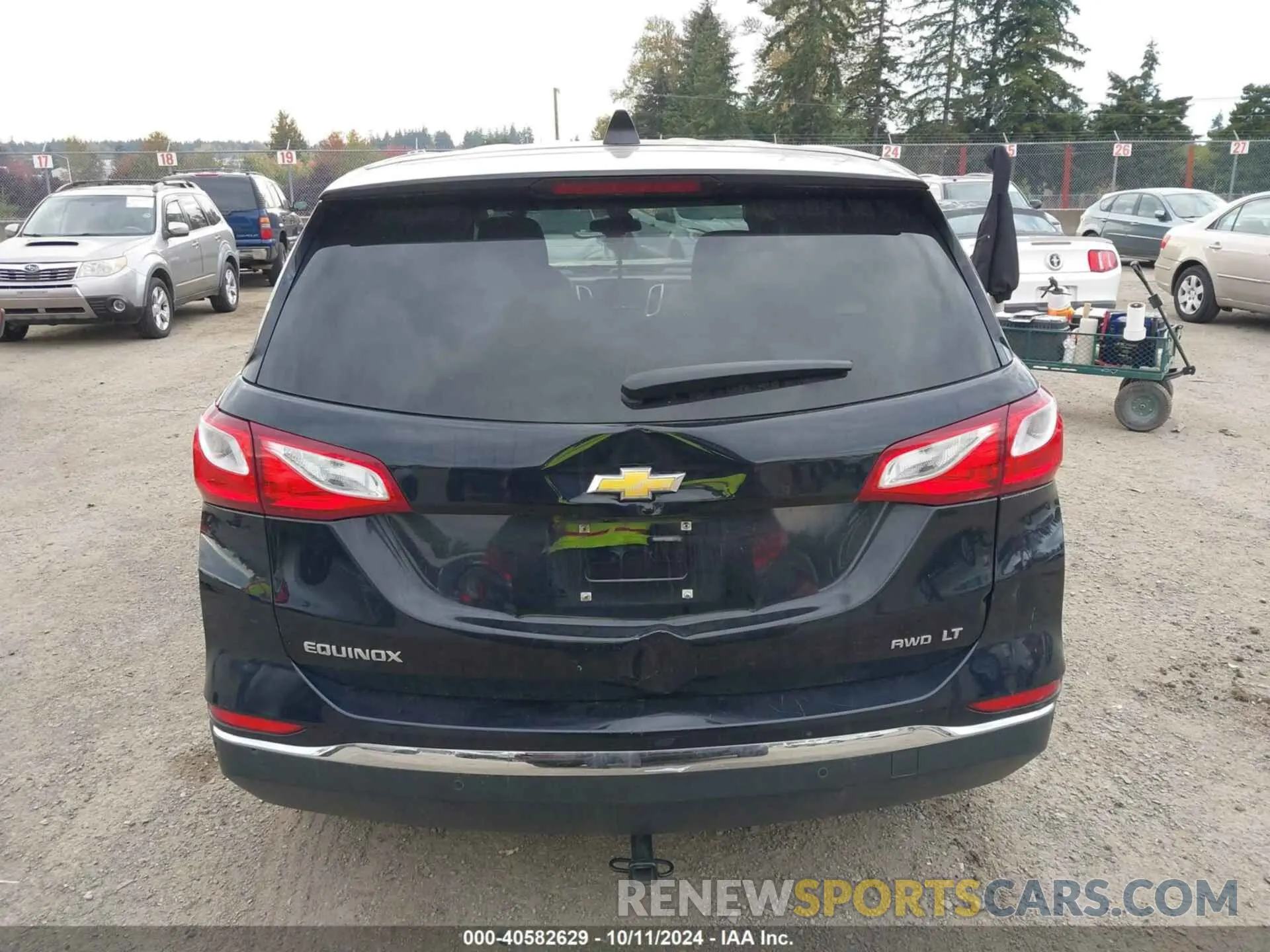 17 fotografías del automóvil dañado 2GNAXTEV8M6101278 CHEVROLET EQUINOX 2021