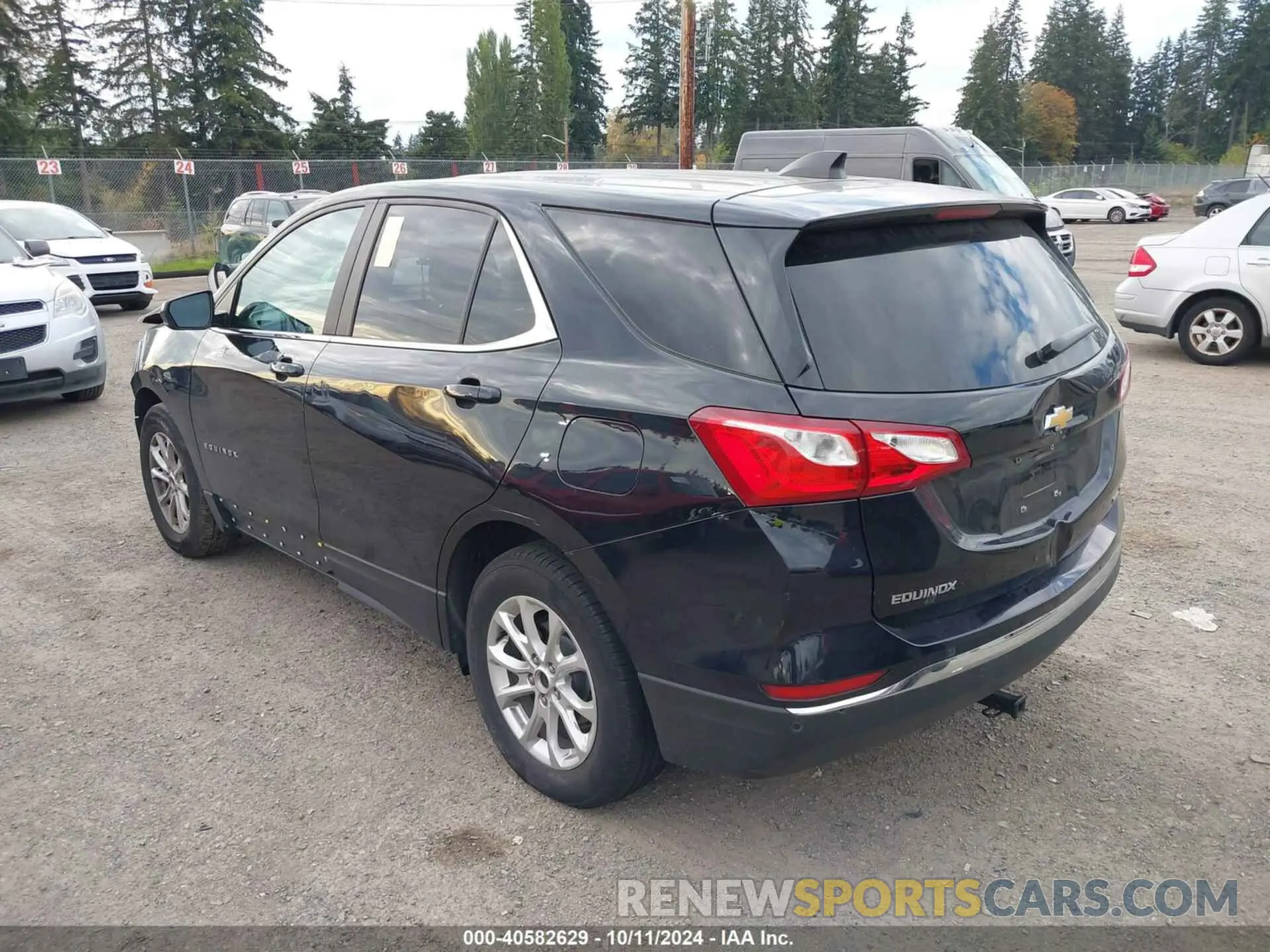 3 fotografías del automóvil dañado 2GNAXTEV8M6101278 CHEVROLET EQUINOX 2021