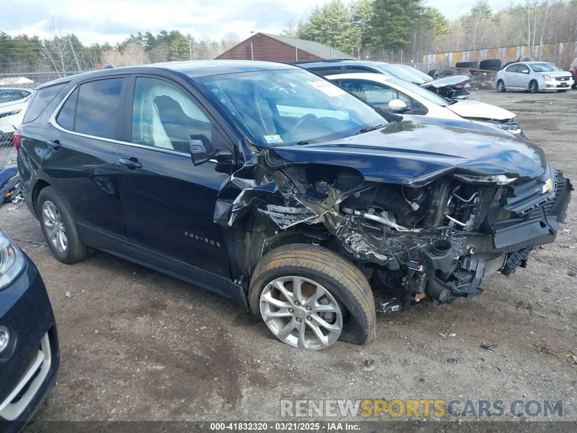 1 fotografías del automóvil dañado 2GNAXTEV8M6126214 CHEVROLET EQUINOX 2021