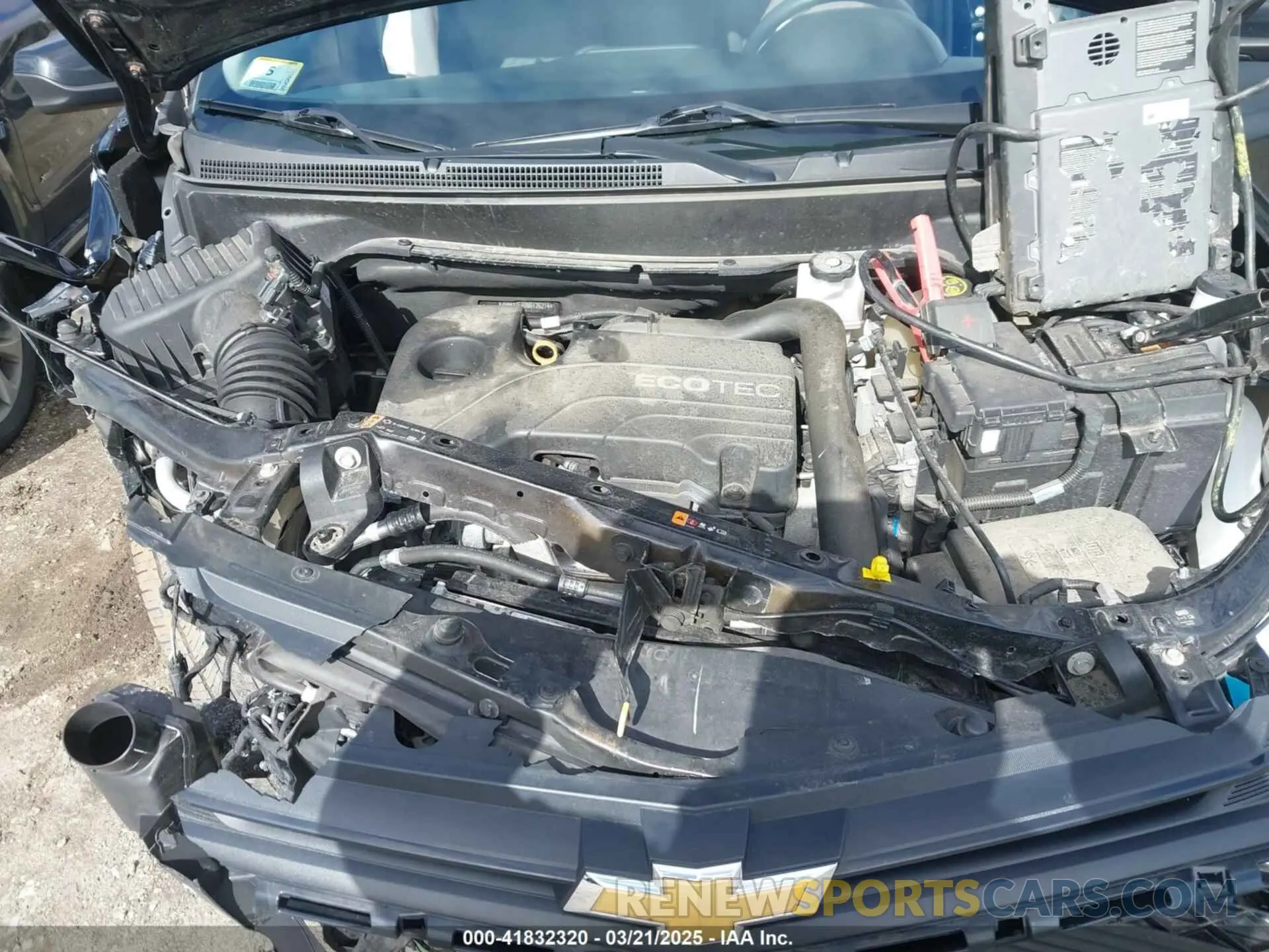 10 fotografías del automóvil dañado 2GNAXTEV8M6126214 CHEVROLET EQUINOX 2021