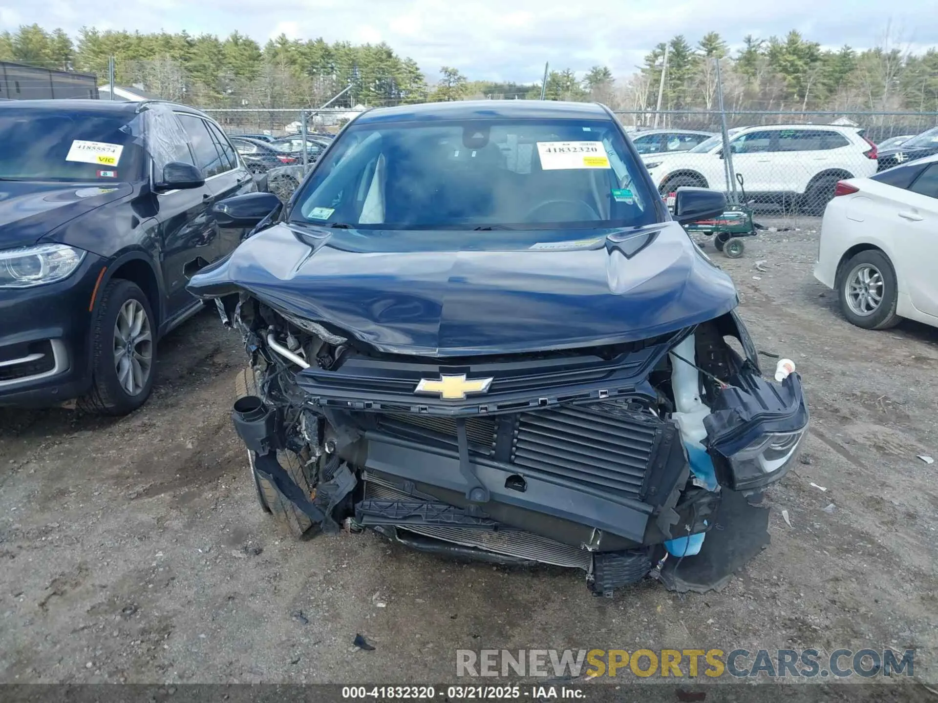 13 fotografías del automóvil dañado 2GNAXTEV8M6126214 CHEVROLET EQUINOX 2021