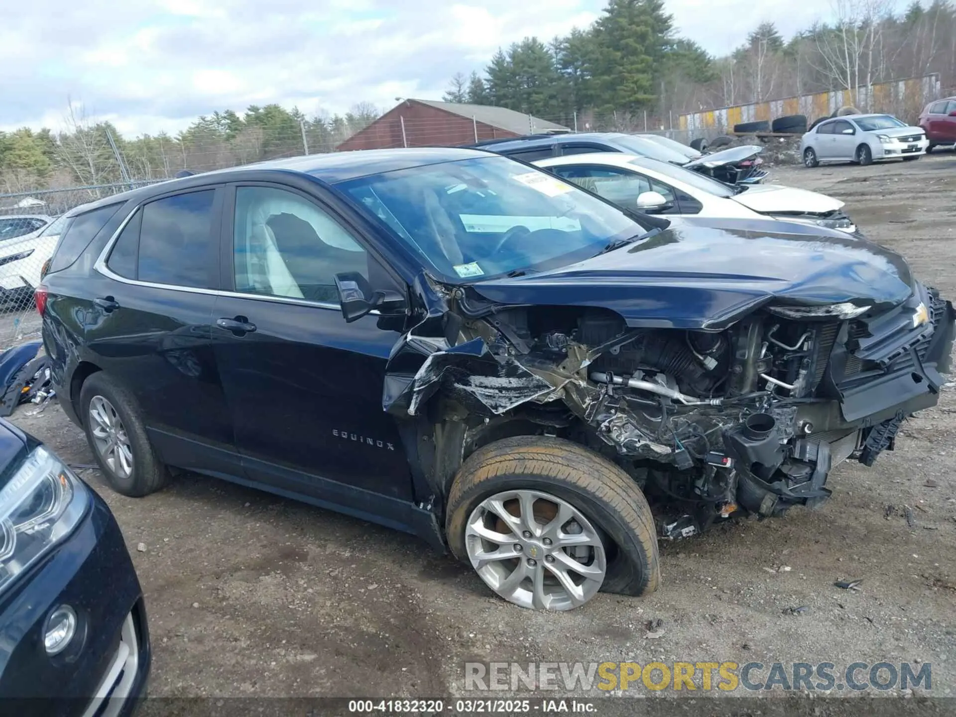 14 fotografías del automóvil dañado 2GNAXTEV8M6126214 CHEVROLET EQUINOX 2021