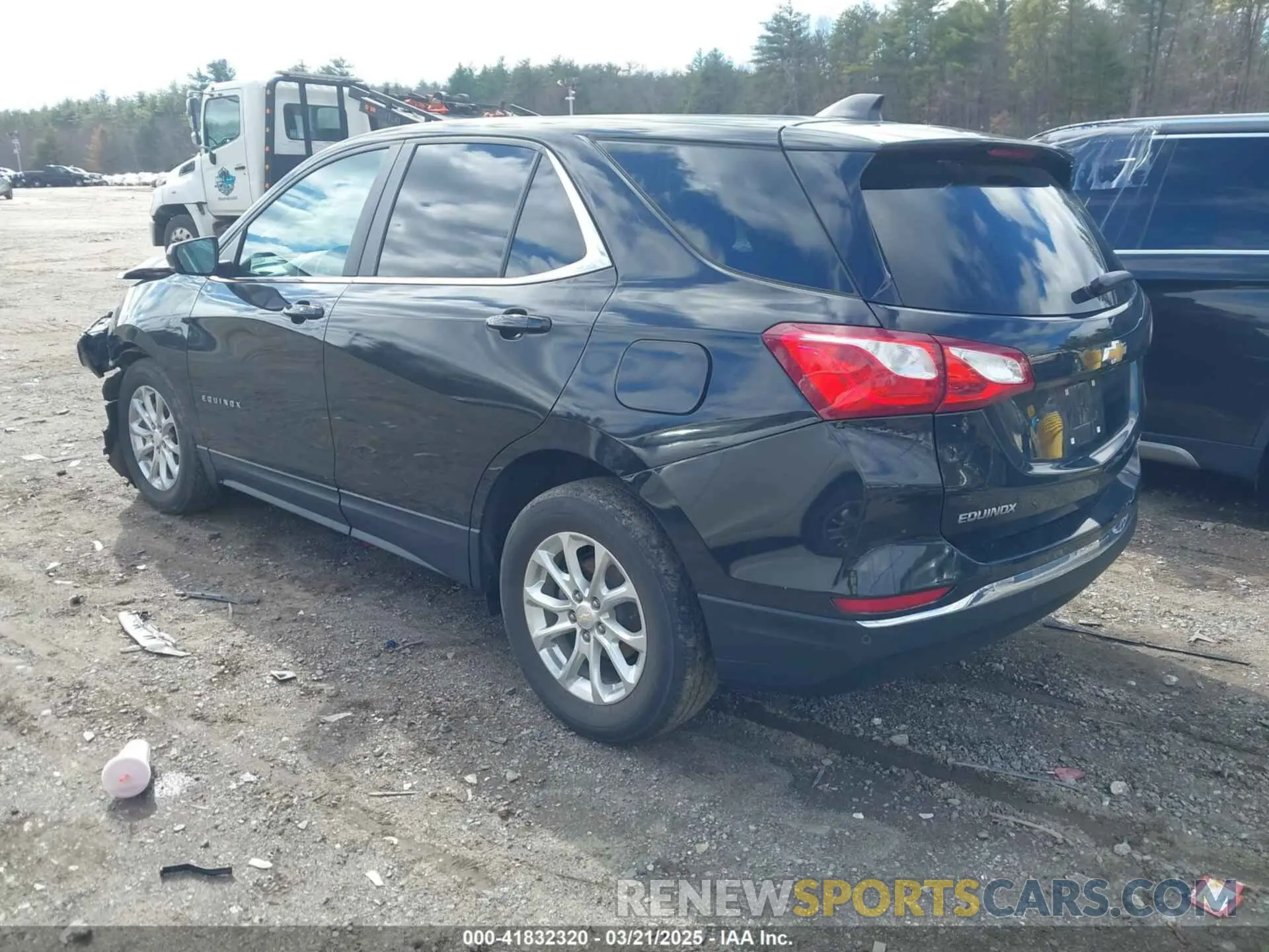 3 fotografías del automóvil dañado 2GNAXTEV8M6126214 CHEVROLET EQUINOX 2021