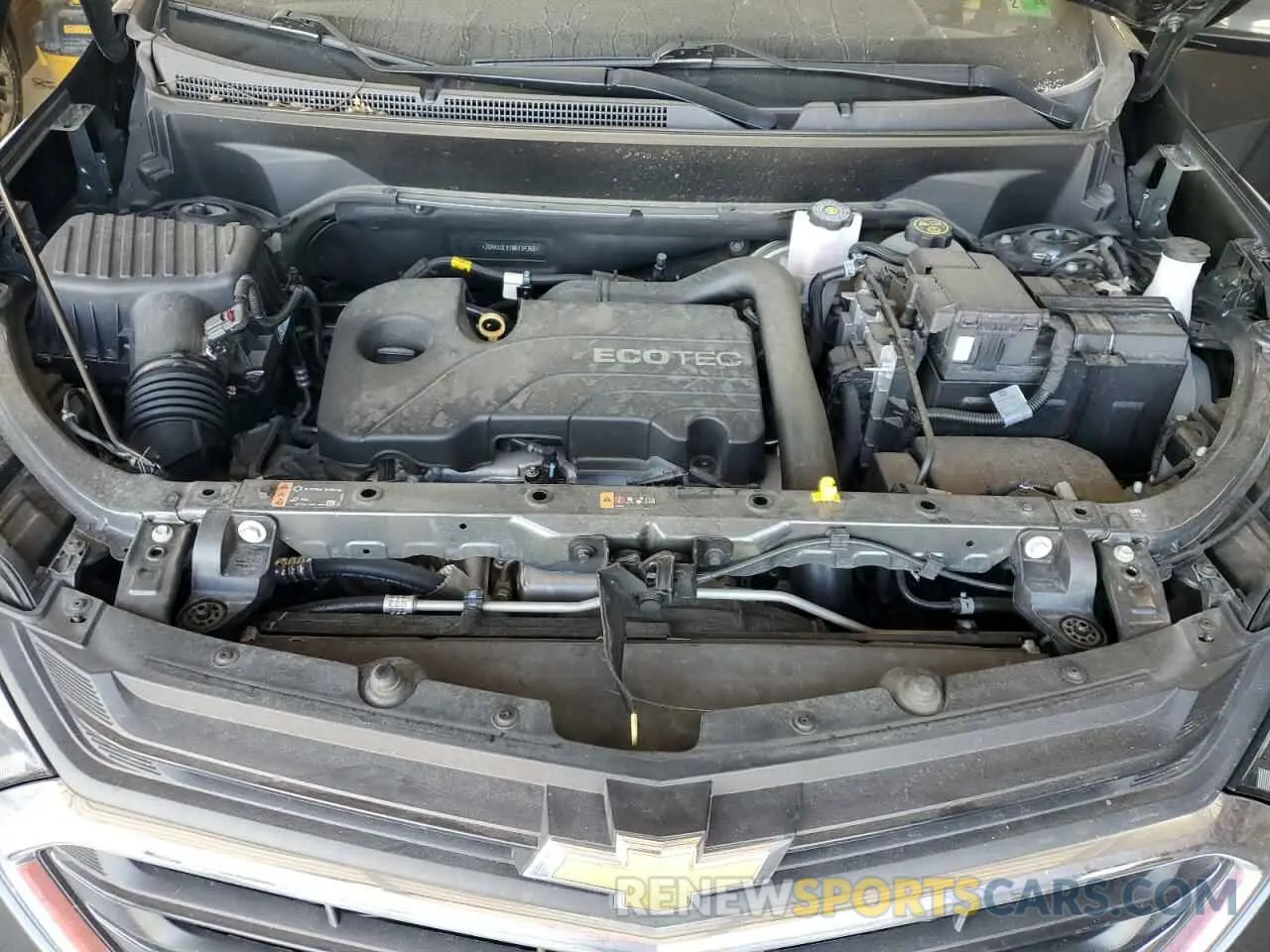 12 fotografías del automóvil dañado 2GNAXUEV1M6134368 CHEVROLET EQUINOX 2021