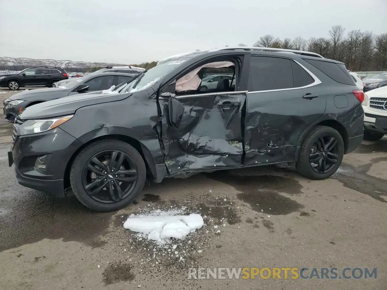 1 fotografías del automóvil dañado 2GNAXUEV2M6115733 CHEVROLET EQUINOX 2021