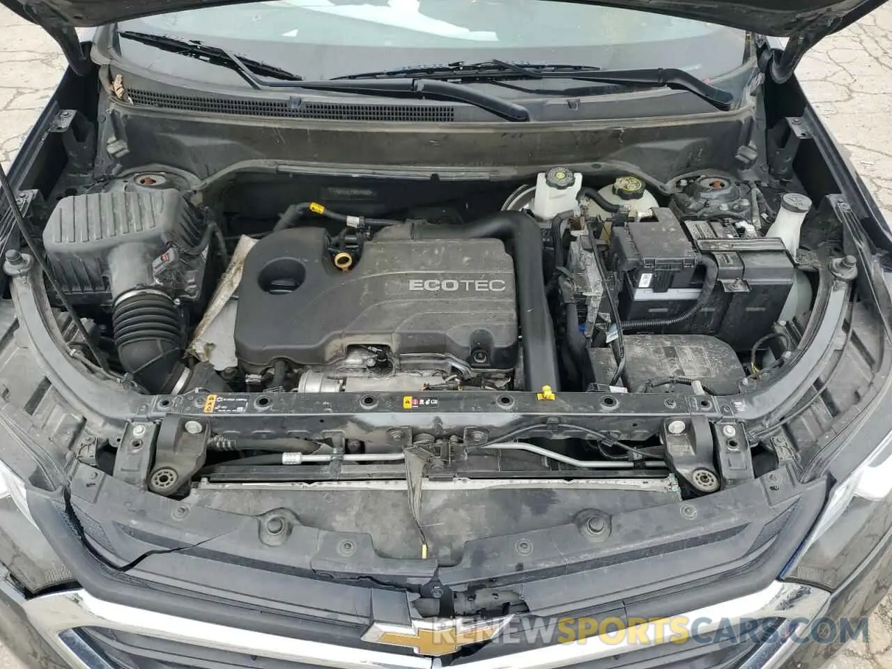 12 fotografías del automóvil dañado 2GNAXUEV2M6143032 CHEVROLET EQUINOX 2021