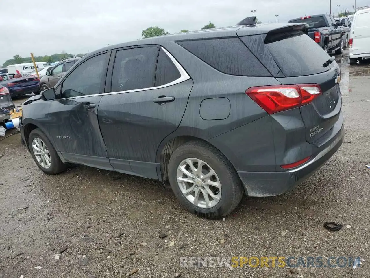 2 fotografías del automóvil dañado 2GNAXUEV4M6134946 CHEVROLET EQUINOX 2021