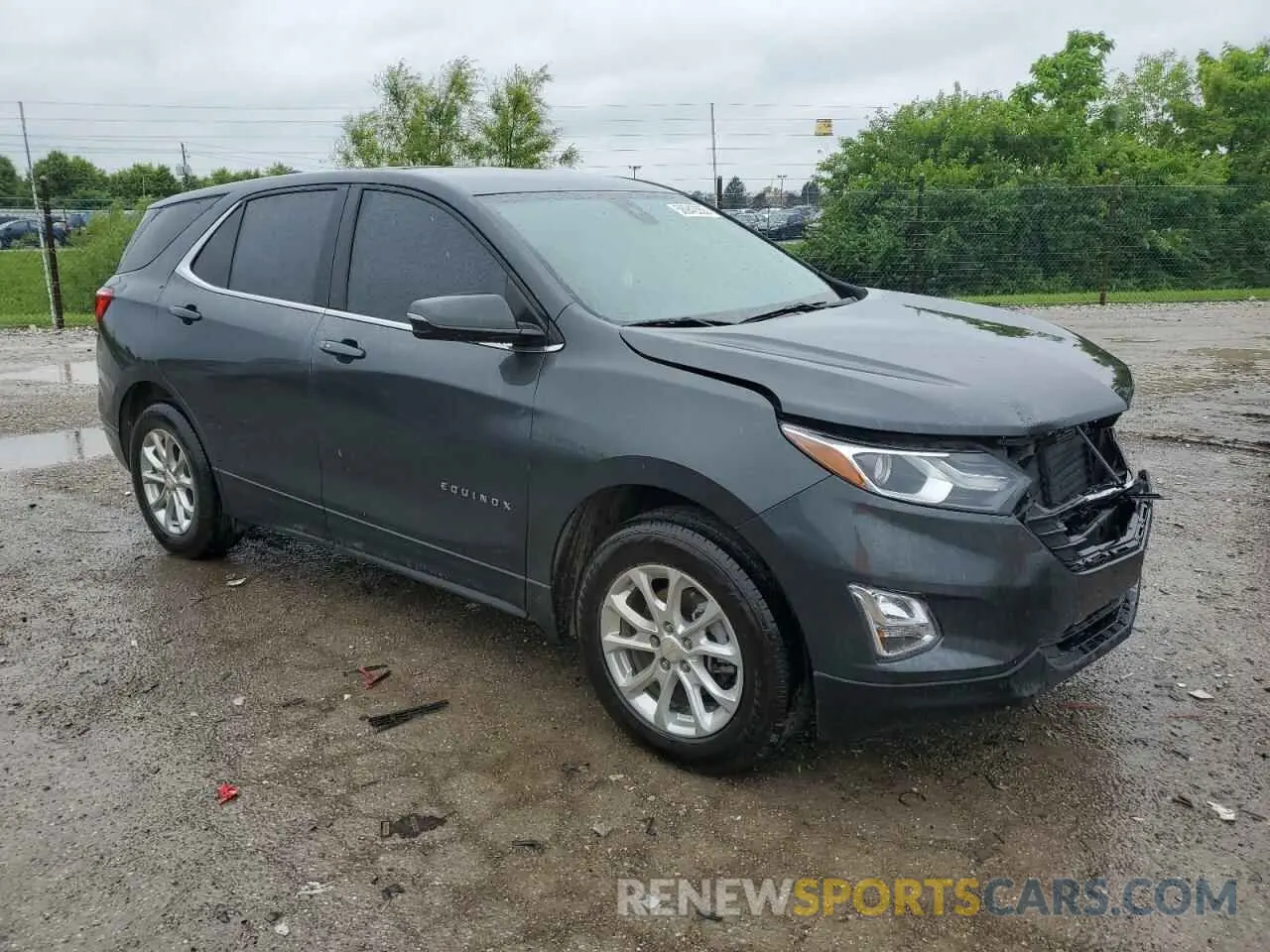 4 fotografías del automóvil dañado 2GNAXUEV4M6134946 CHEVROLET EQUINOX 2021