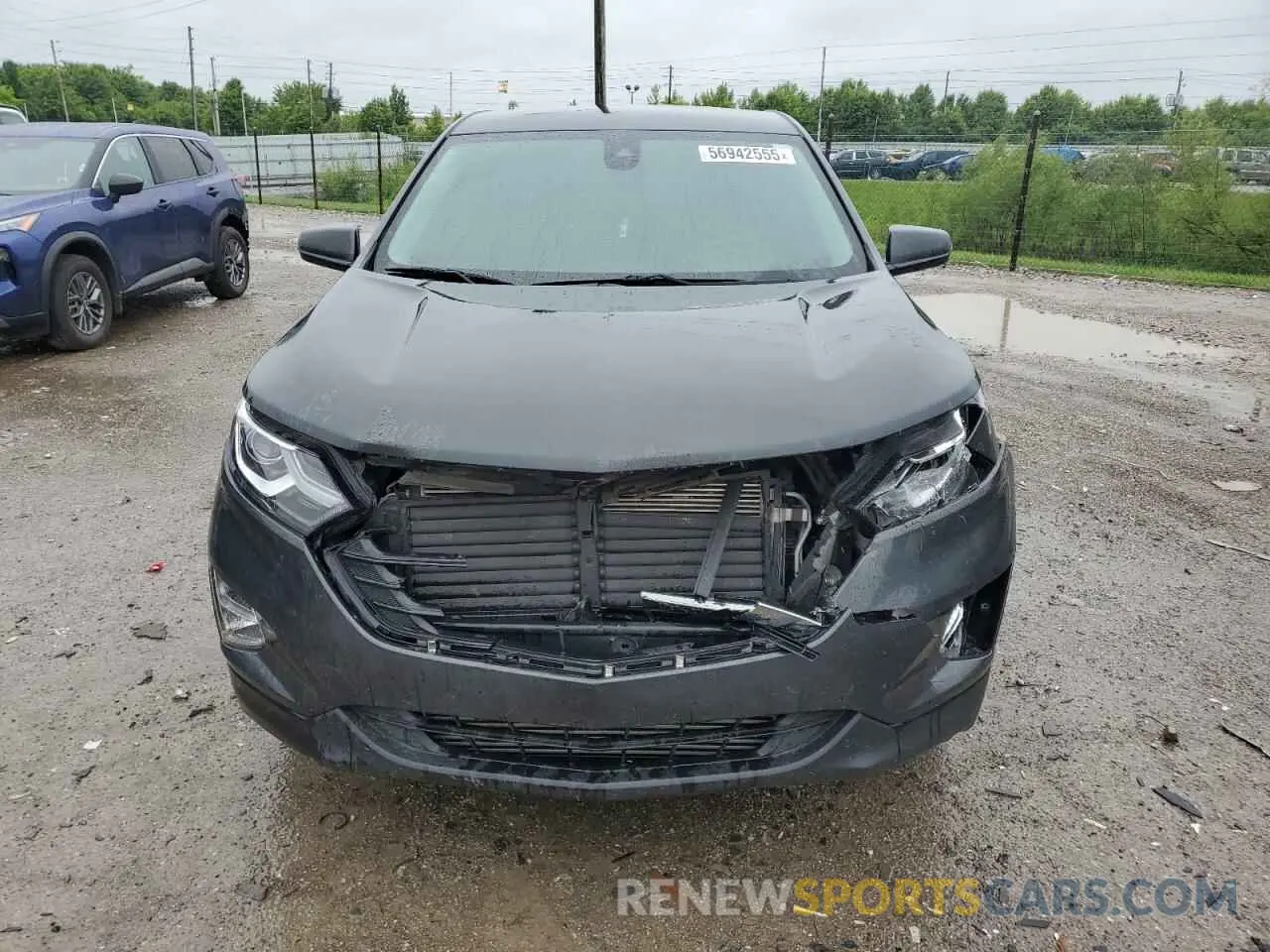 5 fotografías del automóvil dañado 2GNAXUEV4M6134946 CHEVROLET EQUINOX 2021