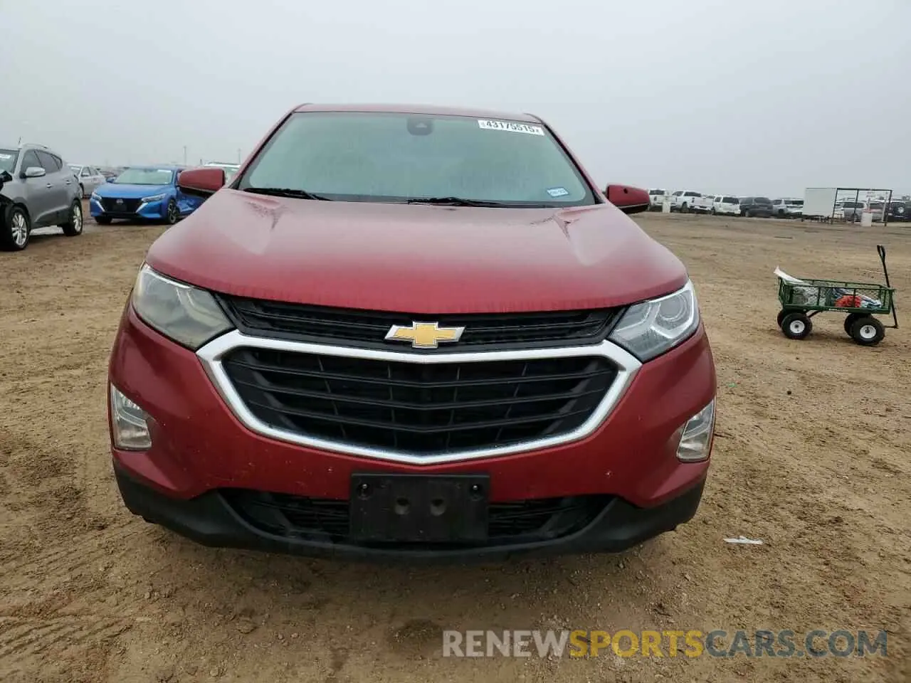 5 fotografías del automóvil dañado 2GNAXUEV4M6146630 CHEVROLET EQUINOX 2021