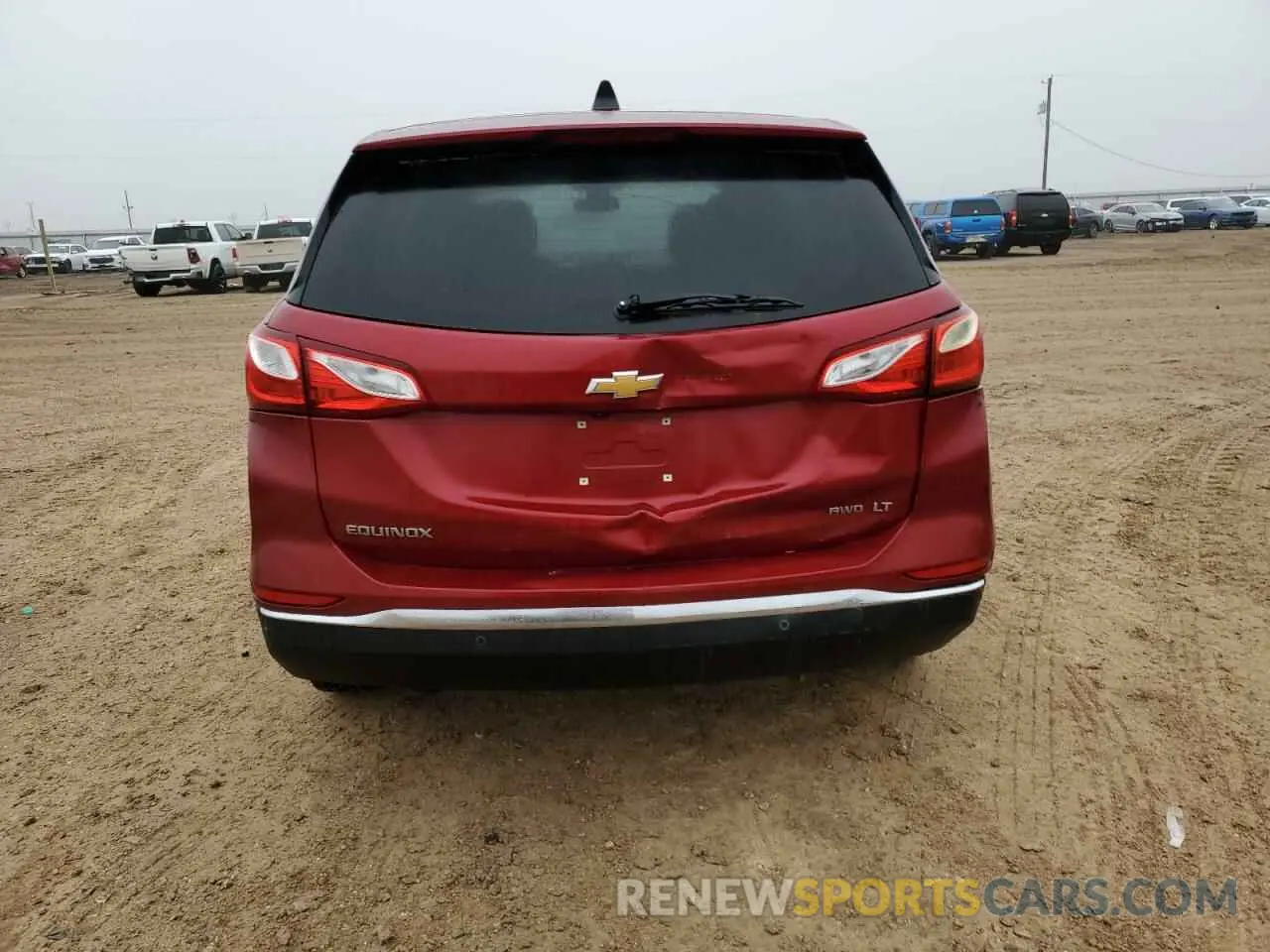 6 fotografías del automóvil dañado 2GNAXUEV4M6146630 CHEVROLET EQUINOX 2021