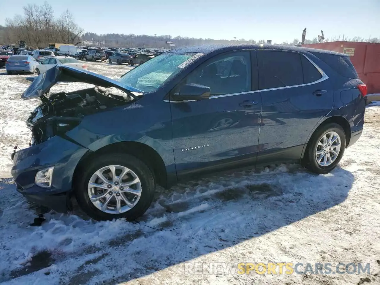 1 fotografías del automóvil dañado 2GNAXUEV6M6139842 CHEVROLET EQUINOX 2021