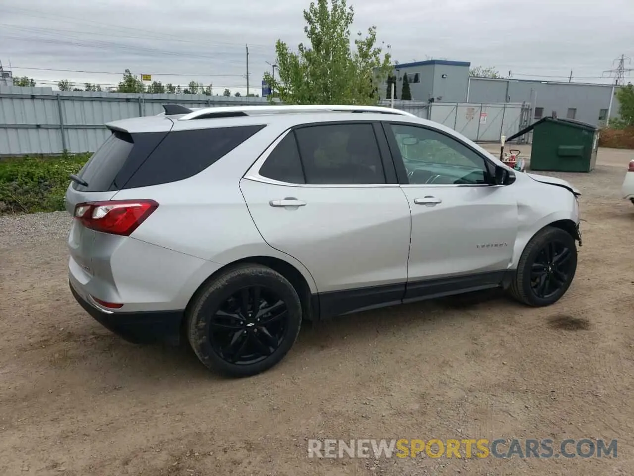 3 fotografías del automóvil dañado 2GNAXUEV7M6114478 CHEVROLET EQUINOX 2021