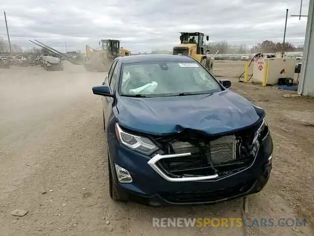 14 fotografías del automóvil dañado 2GNAXUEV8M6136957 CHEVROLET EQUINOX 2021