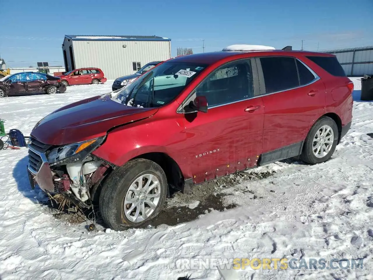 1 fotografías del automóvil dañado 2GNAXUEV8M6154391 CHEVROLET EQUINOX 2021