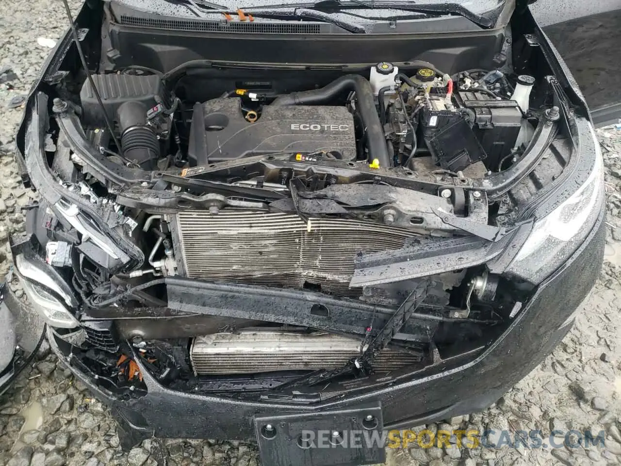12 fotografías del automóvil dañado 2GNAXUEV9M6133520 CHEVROLET EQUINOX 2021