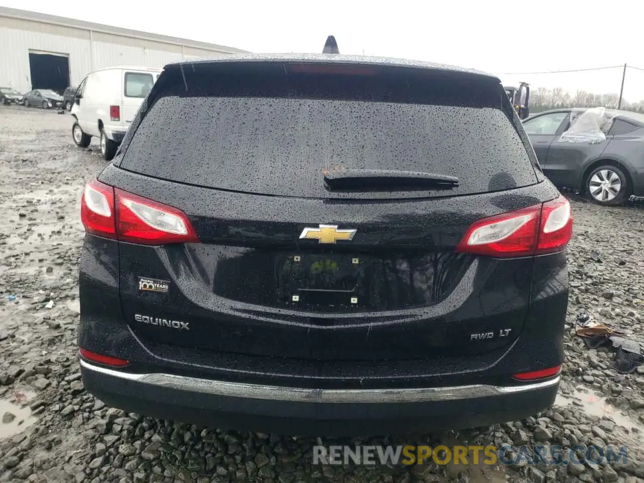 6 fotografías del automóvil dañado 2GNAXUEV9M6133520 CHEVROLET EQUINOX 2021