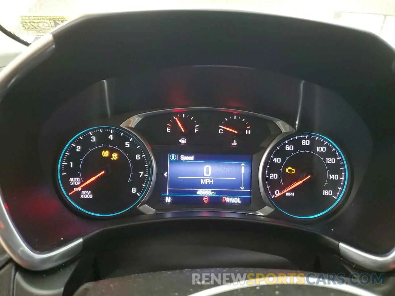 9 fotografías del automóvil dañado 2GNAXUEV9M6134277 CHEVROLET EQUINOX 2021