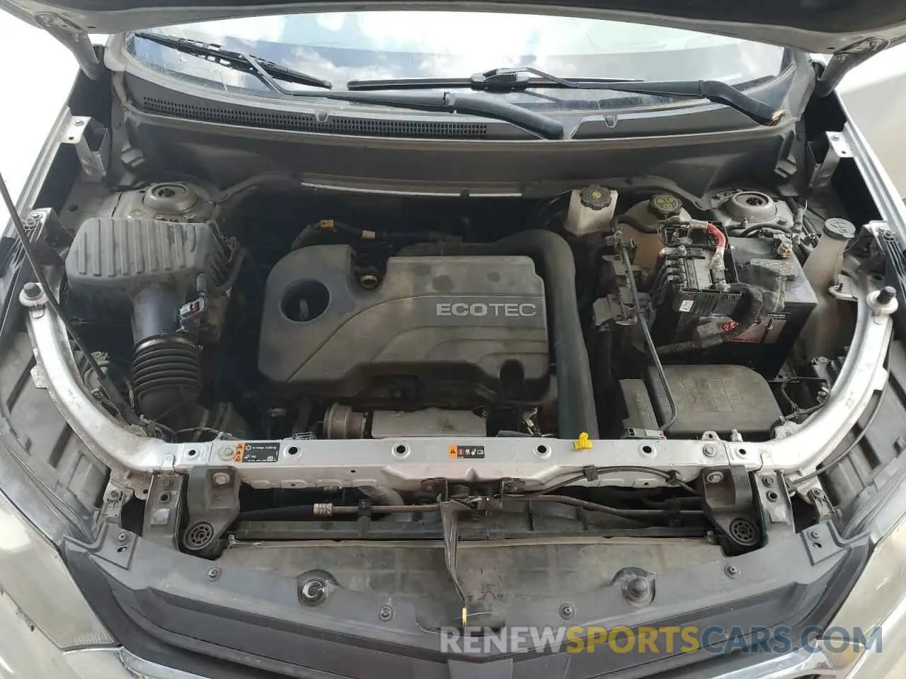 12 fotografías del automóvil dañado 2GNAXUEVXM6160970 CHEVROLET EQUINOX 2021