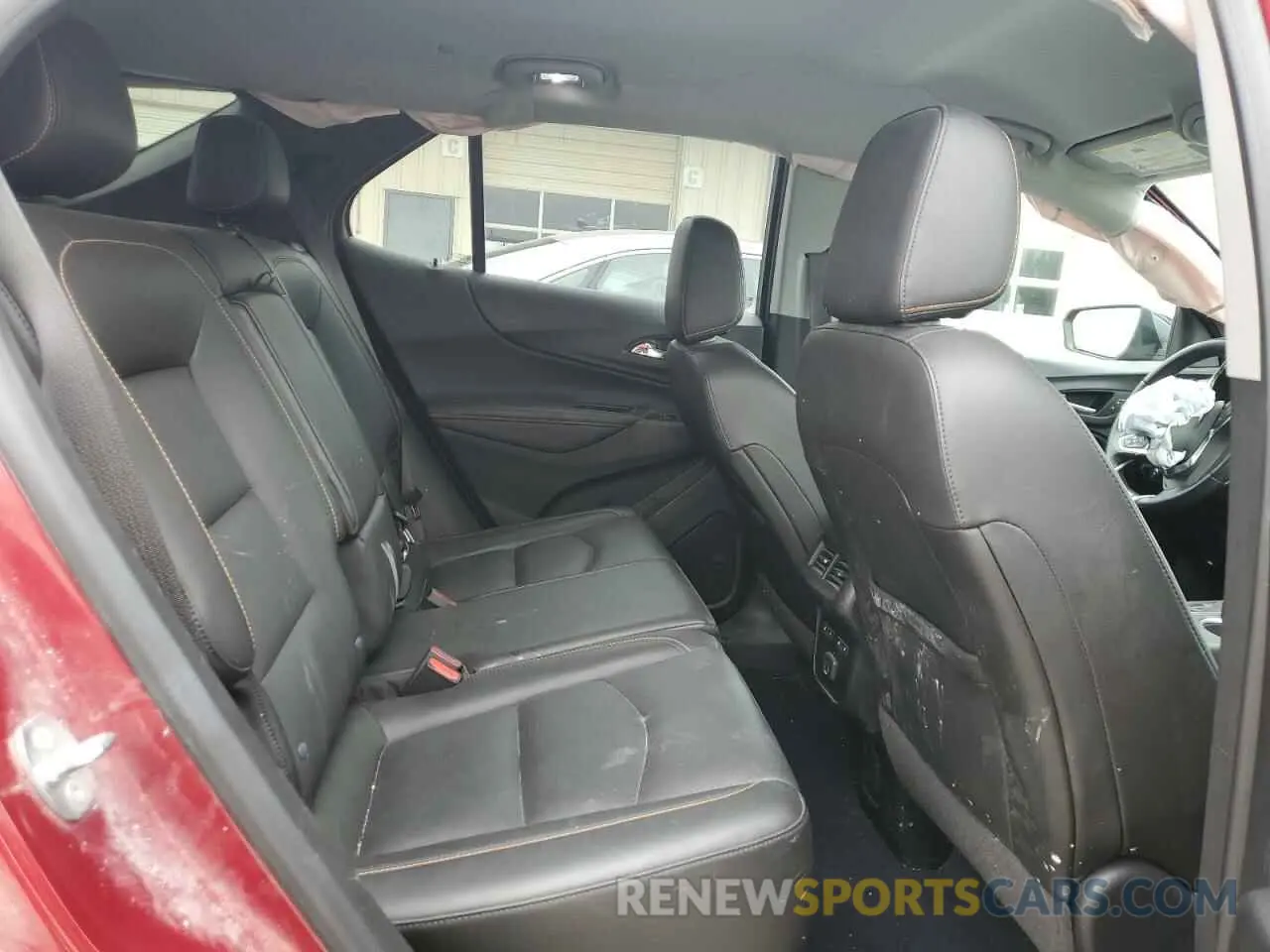 11 fotografías del automóvil dañado 2GNAXXEV6M6139096 CHEVROLET EQUINOX 2021