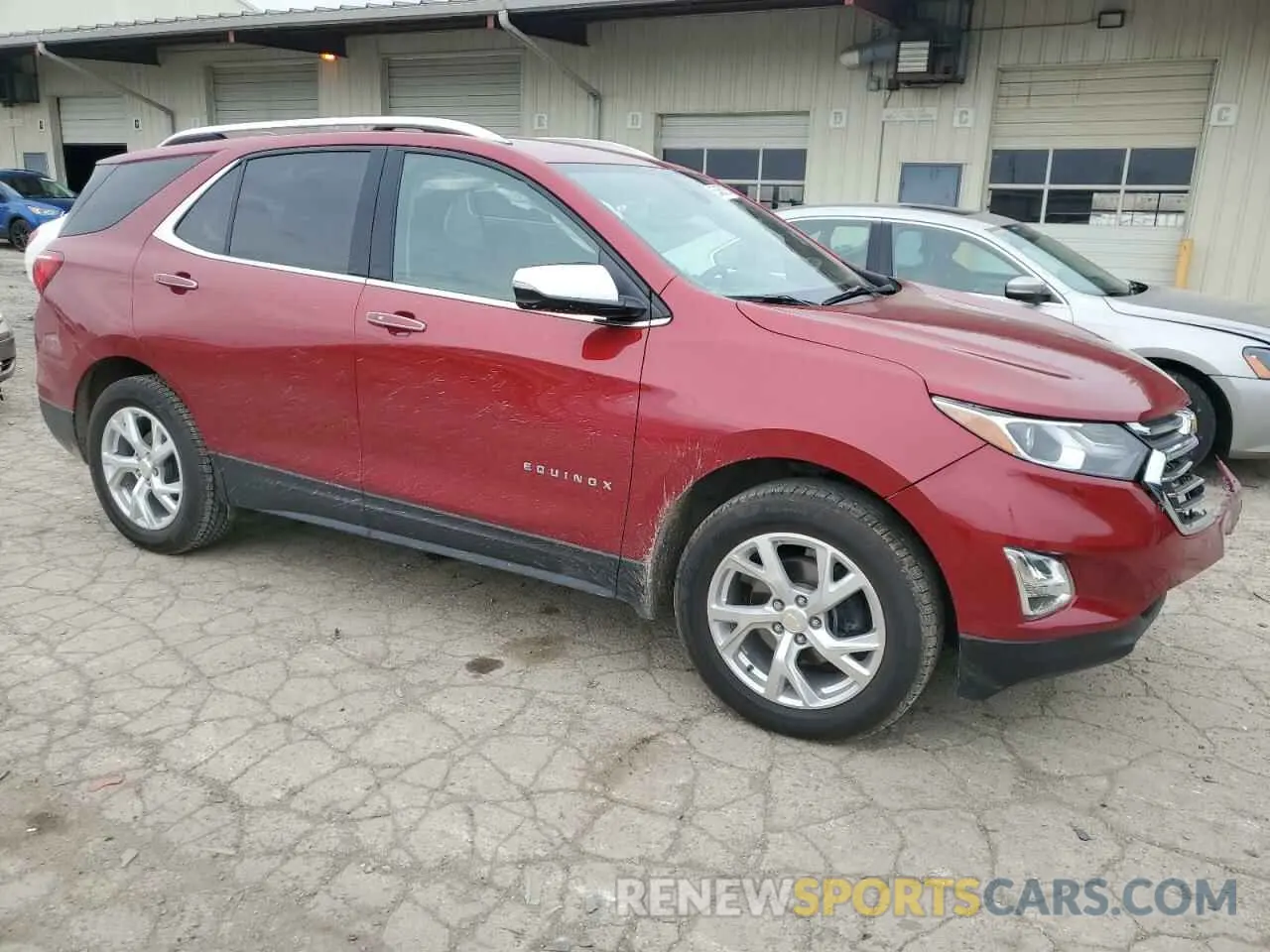 4 fotografías del automóvil dañado 2GNAXXEV6M6139096 CHEVROLET EQUINOX 2021