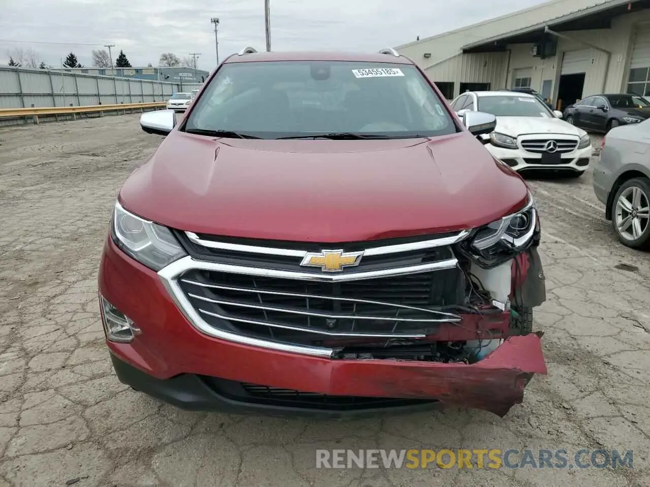 5 fotografías del automóvil dañado 2GNAXXEV6M6139096 CHEVROLET EQUINOX 2021
