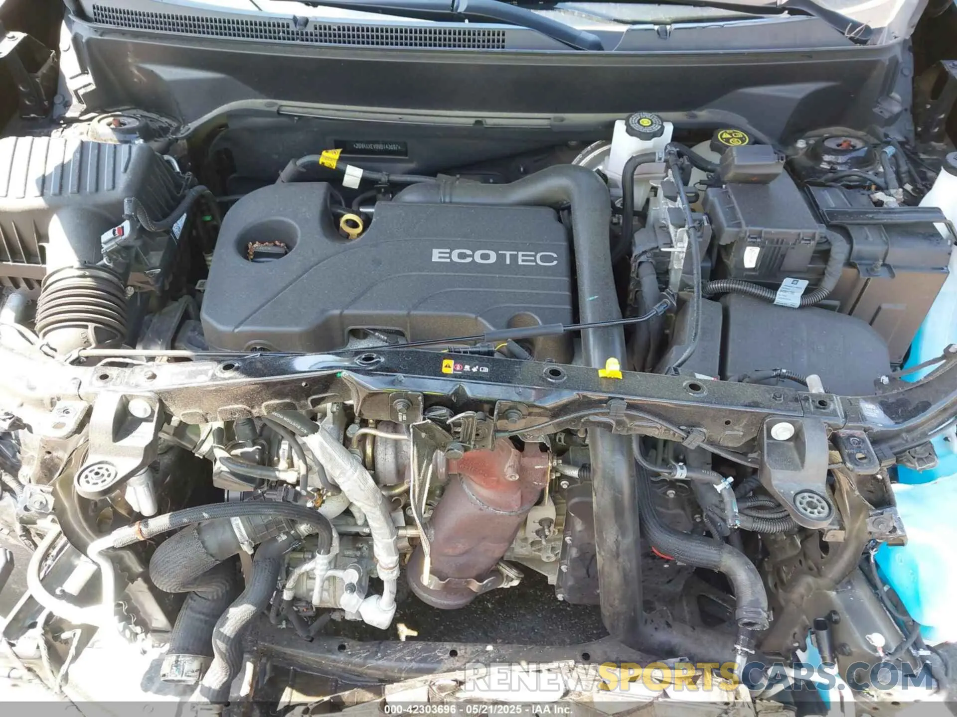 10 fotografías del automóvil dañado 2GNAXXEV8M6143697 CHEVROLET EQUINOX 2021
