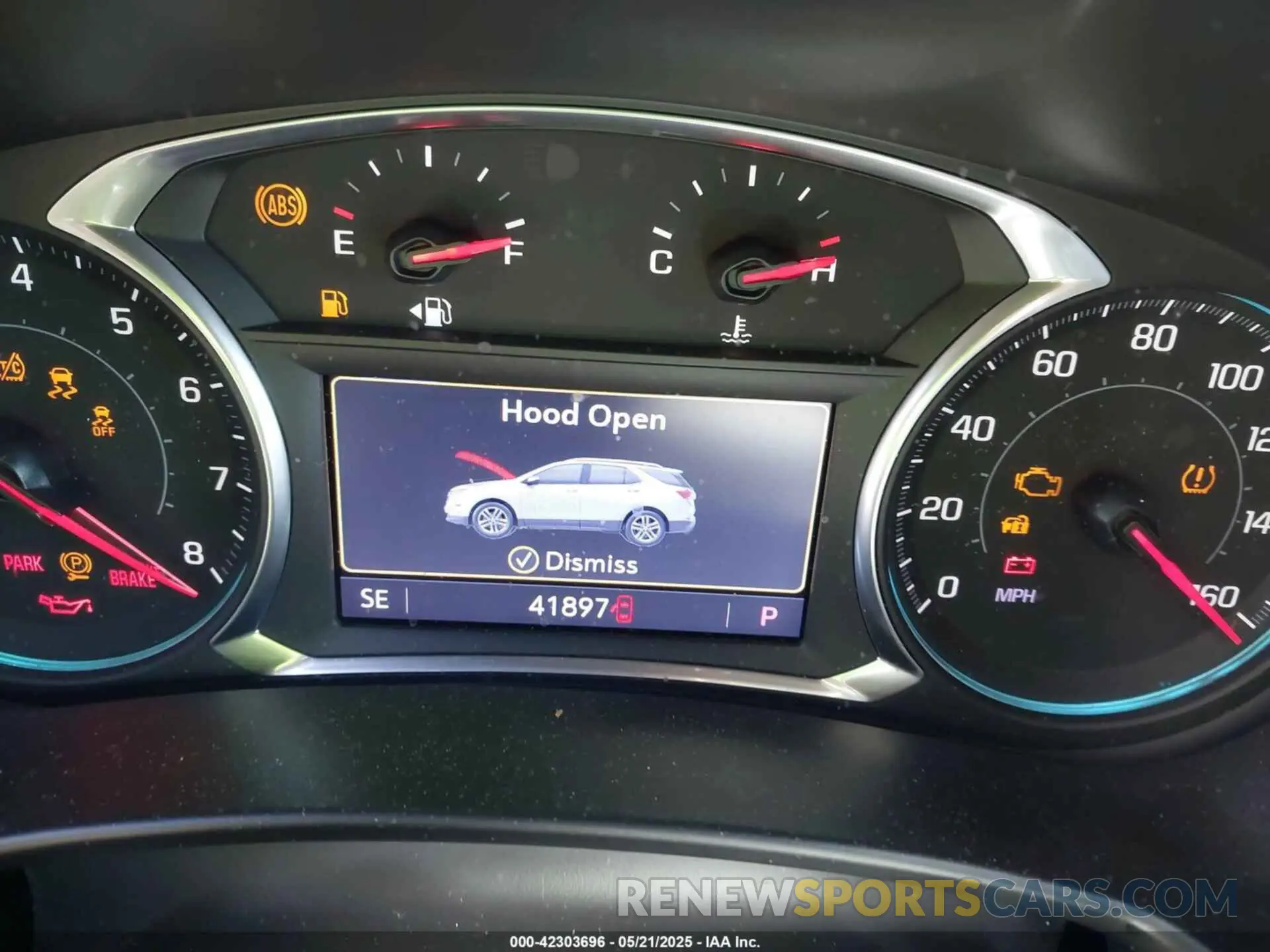 7 fotografías del automóvil dañado 2GNAXXEV8M6143697 CHEVROLET EQUINOX 2021