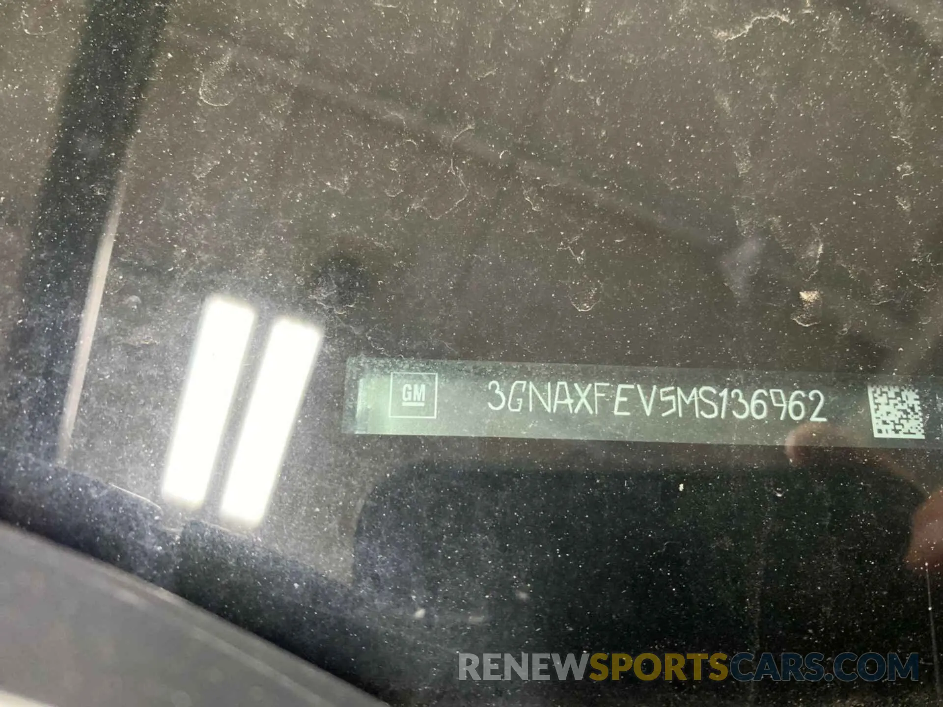 25 fotografías del automóvil dañado 3GNAXFEV5MS136962 CHEVROLET EQUINOX 2021