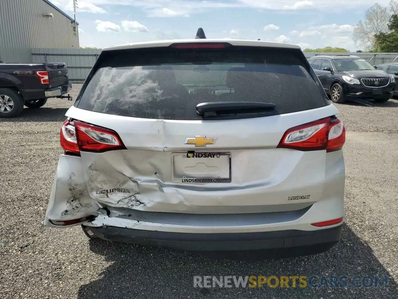 6 fotografías del automóvil dañado 3GNAXHEV0MS112886 CHEVROLET EQUINOX 2021